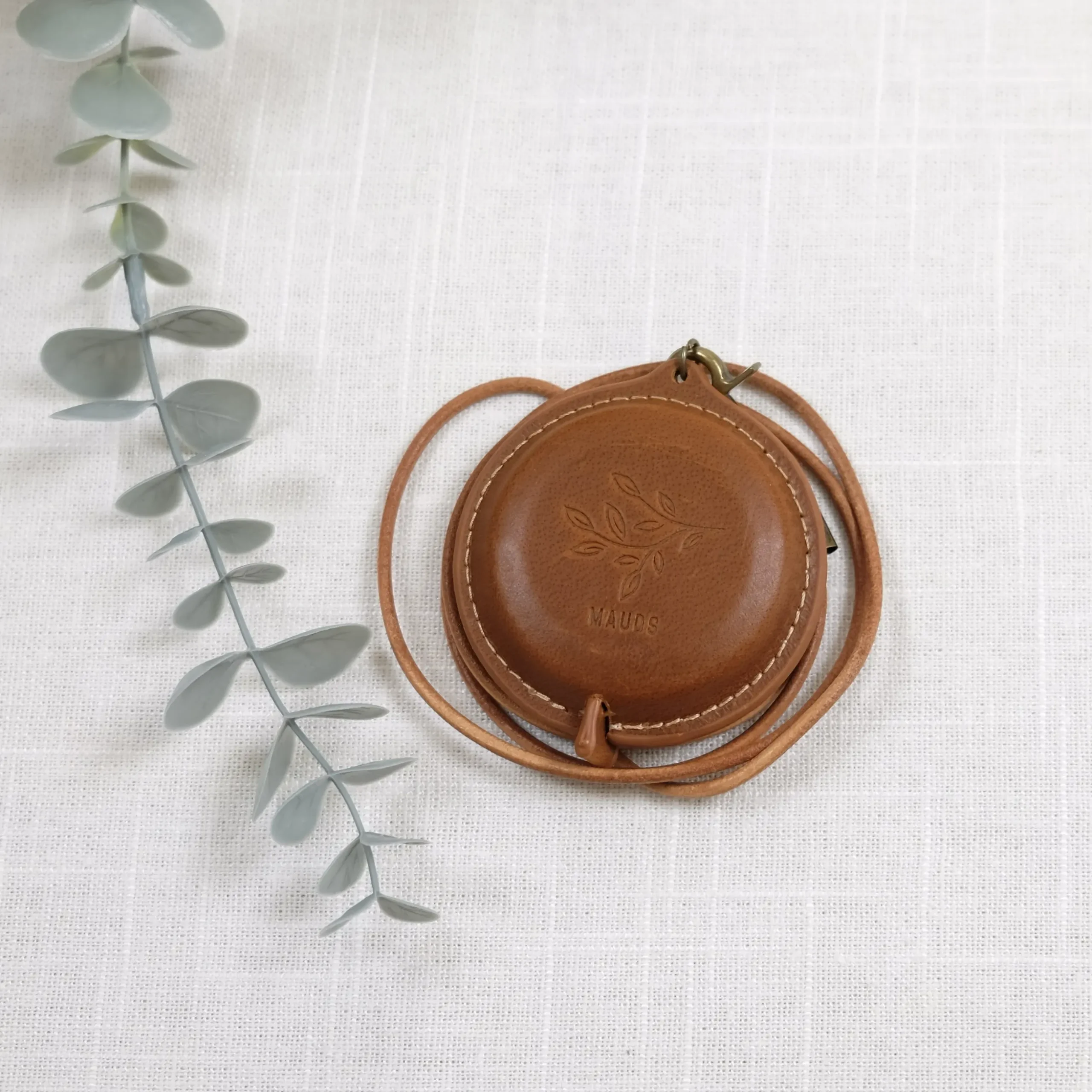 Rullemålbånd i eksklusivt skinn med avtagbar snor - 1, 5 meter - Bilde 5