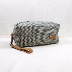 Woven Prosjektbag - grønn stripevev
