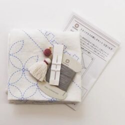 Cohana broderikit: Shashiko-sett i lin (nybegynner) - hvit