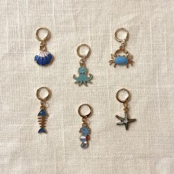 Strandmarkører - med rund karabin (24 stk i posen)