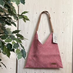 Woven Konvolutt-veske - Stripevev Rød