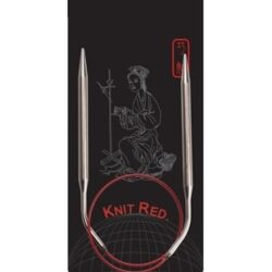 Knit Red (40 cm - 100 cm) - med bøy