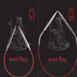 Knit Red (23 cm og 30 cm ) - med bøy